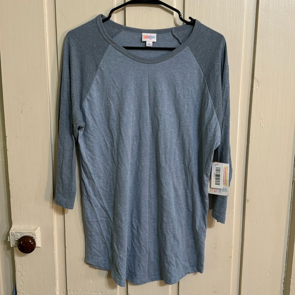 NWT LulaRoe Randy 3/4 sleeve top size large